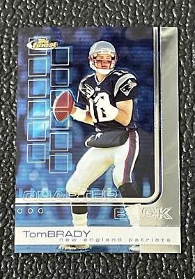 🔥TOM BRADY 2002 TOPPS FINEST #50🔥PATRIOTS! BUCCANEERS! (B) - Image 1 of 2