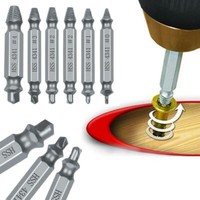 6pcs Damaged Screw Extractor Speed Out Drill Bits Broken Bolt Remover New
