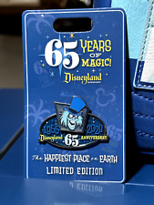 Disneyland 65th Anniversary Passholder Haunted Mansion Hatbox Ghost 'Day Of' Pin