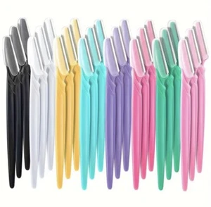 12 Pcs Augenbrauenrasierer Form Dermaplaning Eyebrow Razor Facial Shaver Trimmer - Bild 1 von 4