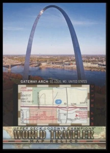 2018 UD Goodwin Champions #WT-83 Gateway Arch United States World Traveler Map - Picture 1 of 2