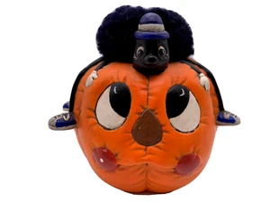 Halloween Vintage 1986 Calabaza Jack-O-Lantern Spider Figura Hobbyist Pieza - Imagen 1 de 8