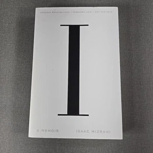 Isaac Mizrahi Memoir 2019 Trade Paperback Book ARC Advance Copy I. M. - Picture 1 of 7