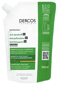 VICHY Dercos Anti-Dandruff Shampoo 500ml-Dry Dandruf&Itchy Scalp-Advance Formula - Picture 1 of 7