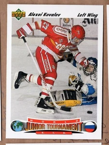 ALEXEI KOVALEV 1991/92 UD Upper Deck #655 ROOKIE CARD HABS RANGERS LEGEND! - Picture 1 of 1