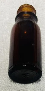 Vintage 2” Brown glass bottle - Imagen 1 de 2