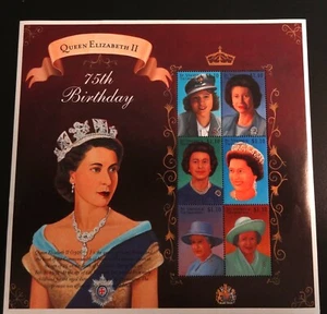 St. Vincent 2001 Queen Elizabeth 75th birthday SS MNH (133) - Picture 1 of 5