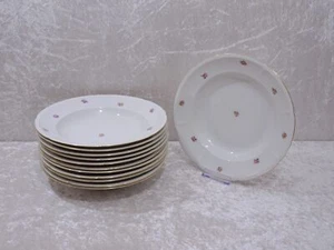 12 X Royal Epiag Diseño Platos De Porcelana Con Flores - Vintage - 24,5 Cm - Picture 1 of 3