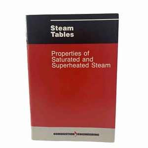 VINTAGE Combustion Engineering: Steam Tables & Properties Saturated/Superheated - Imagen 1 de 6