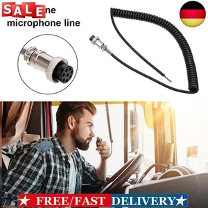 8-poliges Handlautsprecherkabel, Mikrofon-Verlängerungskabel für Alinco EMS-57 E - Zdjęcie 1 z 11