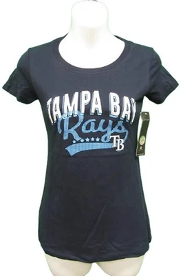 New Tampa Bay Rays Womens Sizes XS-S-M-L-2XL G-III Blue Shirt - Image 1 of 4