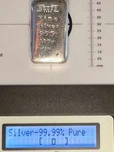 Betts 100 Gram Fine 999 Silver Bar - Picture 1 of 3
