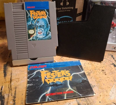 Fester's Quest (Nintendo Entertainment System, 1989) Includes Manual and Sleeve - Image 1 of 4