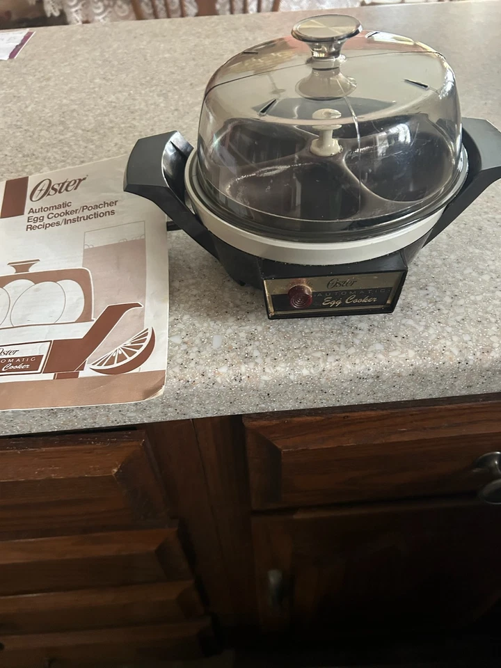 VTG Oster Automatic Egg Cooker Poacher 581- Electric 6 boiled, 4 poached - Image 1 of 2