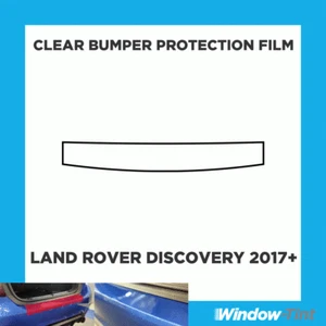 For Land Rover Discovery 17+ Rear Bumper CLEAR Scratch Paint Protection Film - Picture 1 of 3