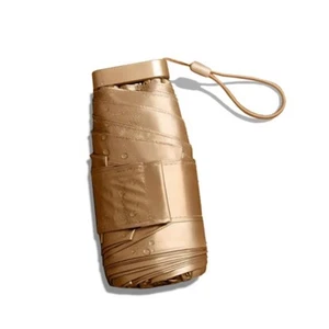 Fabufabu Mini Travel Sun Umbrella for Purse-Small Compact UV - Picture 1 of 22
