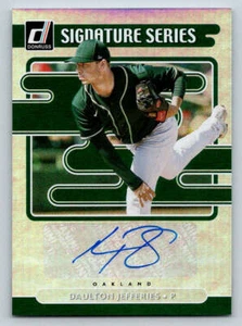 2021 Donruss Signature Series #13 Daulton Jefferies (ref 196246) - Picture 1 of 2