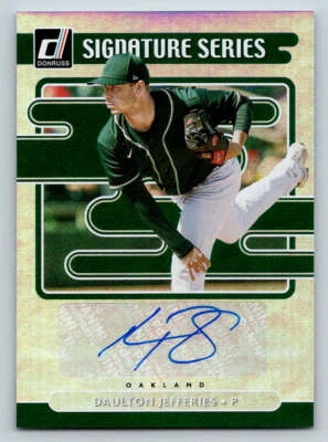 2021 Donruss Signature Series #13 Daulton Jefferies (ref 196246) - Image 1 of 2