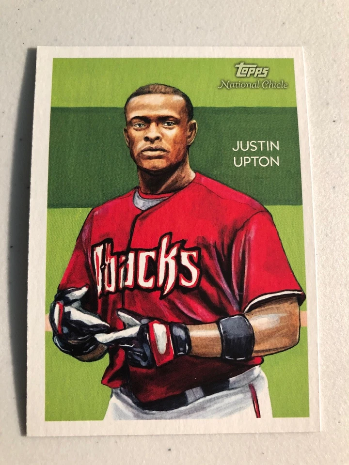 Justin Upton 2010 Topps National Chicle Diamondbacks Card #104   *1213* - Image 1 of 1