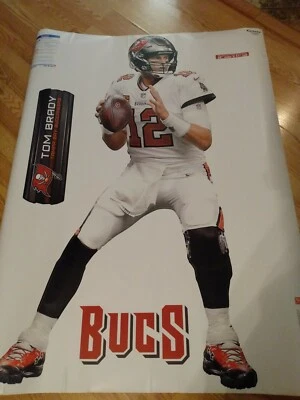 Calcomanía de pared Tampa Bay Buccaneers Tom Brady Fathead 28x51 Foto 1 de 4