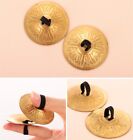Belly Dance Zills Gold Brass Cymbals Elastic Dancing Finger cymbals Accessories