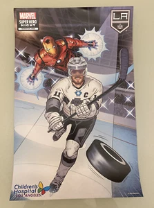 KOPITAR IRONMAN MARVEL Poster NHL Hockey LA Los Angeles Kings Limited Giveaway - Picture 1 of 3