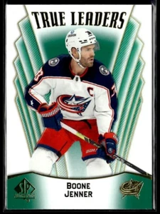 2021-22 SP Authentic True Leaders Green Boone Jenner #TL-21 - Picture 1 of 2