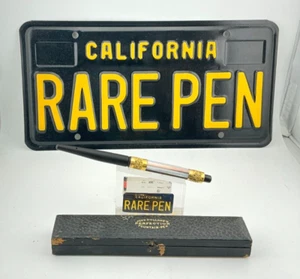 RARE Vintage JOHN HOLLAND  Fountain Pen MOP Eyedropper Taper Cap #12 14K nib Box - Picture 1 of 10