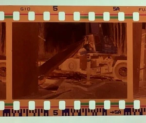 Hood River News - Concrete Slab Falls On Equipment - Film Negative Archives - Imagen 1 de 4