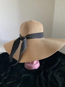 DULTH TRADING MESH FLOPPY SUN HAT FISHING HIKING BEIGE ADJUSTABLE STRAP    - Picture 1 of 6