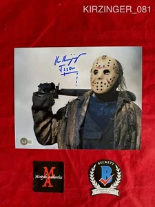 ¡FOTO FIRMADA DE KEN KIRZINGER AUTOGRAFIADA 8x10! ¡FREDDY VS JASON! ¡JASON! ¡BECKETT! - Imagen 1 de 2