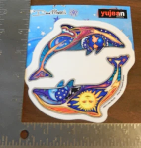 NEW DAN MORRIS NIGHT DAY DOLPHIN STICKER - Picture 1 of 1