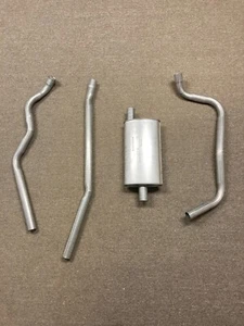 1962-1967 Chevy II Nova Inline 6 Cylinder NOS Style Stock Single Exhaust System - Picture 1 of 5