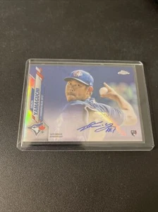 2020 Topps Chrome Update Shun Yamaguchi Auto Refractor RC Autograph Blue Jays - Picture 1 of 2