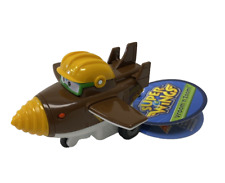Super Wings Vroom n' Zoom - Todd brown yellow airplane toy new