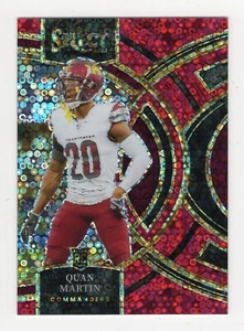 2023 Panini Select Prizm NFL Red Disco Premier Quan Martin Commanders RC/49 - Foto 1 di 2