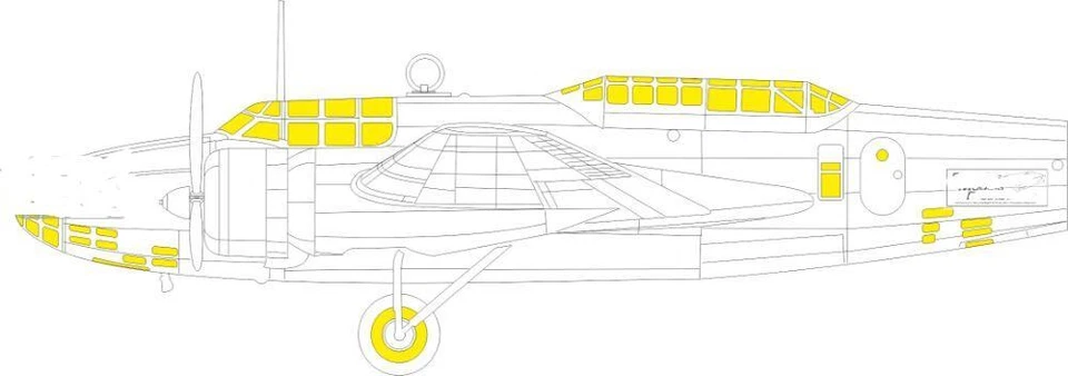 Eduard Mask 1/48 Ki-21 Sally euex 1004 for ICM - Image 1 of 1