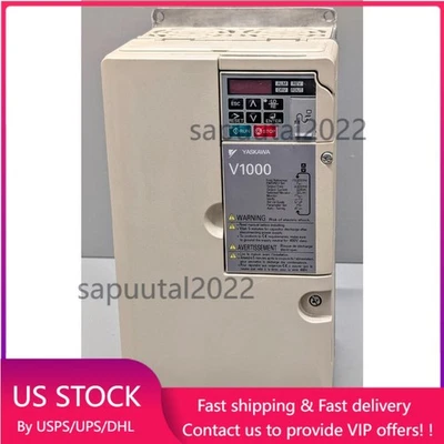 Yaskawa V1000 AC drive VFD CIMR-VU2A0030FAA 10HP 240V clean 30-day warranty - Image 1 of 4