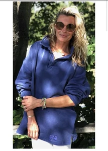 Sloppy Joe By Jackie Harris Collar 02 Sweatshirt Organic Cotton Navy Wash Gr. 1 - Bild 1 von 19