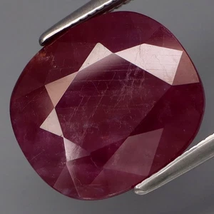 7,62 quilates gema preciosa natural GRANDE rojo púrpura rubí Winza, Tanzania - Imagen 1 de 4