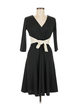 Vestido de cóctel negro para mujer Chadwicks 6 Petites Foto 1 de 4