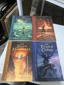 Rick Riordan Book Books Lot Lots - 4 Books - Imagen 1 de 10