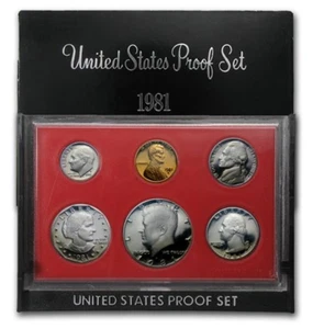 Juego de prueba revestido 1981 EE. UU. Como nuevo embalaje original del gobierno OGP - Imagen 1 de 2