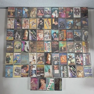70 Cassette Tapes ALL SEALED NEW Latin Spanish Mexican Lot All Styles SEE PICS - Picture 1 of 14