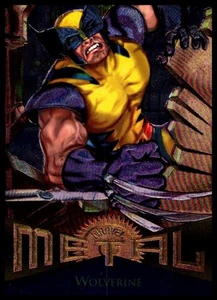 Marvel Wolverine 1995 Metal Fleer #125 Power Grid - Picture 1 of 2