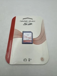 Dane-elec 2GB standard SD SECURE DIGITAL MEMORY CARD for NIKON/CANON Brand New - Picture 1 of 3