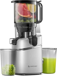 AMZCHEF Automatische Kaltpresse Entsafter Maschinen 250W Befreien Sie Ihre Hände -145MM - Bild 1 von 7