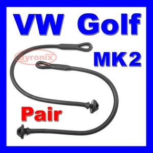 VW GOLF MK2 and GTI JETTA MK2 Parcel Shelf Cord Straps Pair Rubber X 2 straps - Picture 1 of 1