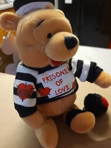 Disney Winnie The Pooh Prisoner Of Love Beanie Baby 8" NWT - Picture 1 of 3