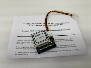 Midway NFL Blitz Arcade CF Compact Flash Hard Drive Replacement Kit - 97/99/2000 - Picture 1 of 9